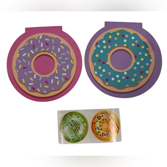 Donut lover bundle with donut shaped case, stickers erasers pencils & notebooks - Picture 3 of 5